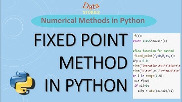 Fixed Point Method - #Python Implementation | Numerical Analysis 3