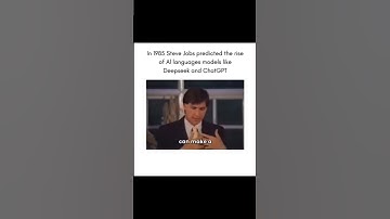 Steve Jobs Predicted AI Back in 1985 | ChatGPT & DeepSeek