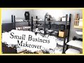 Workshop Makeover! Small Business Room Transformation | Flip The Crypt