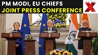 India-EU PC LIVE: PM Modi, Ursula von der Leyen & Antonio Costa Joint Press | Delhi LIVE