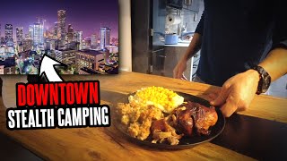 Stealth Camping at the Houston Astros Stadium