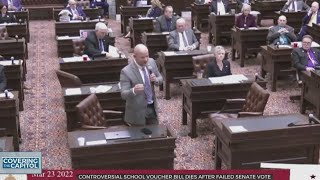 School Voucher Bill Dies Following Senate Vote