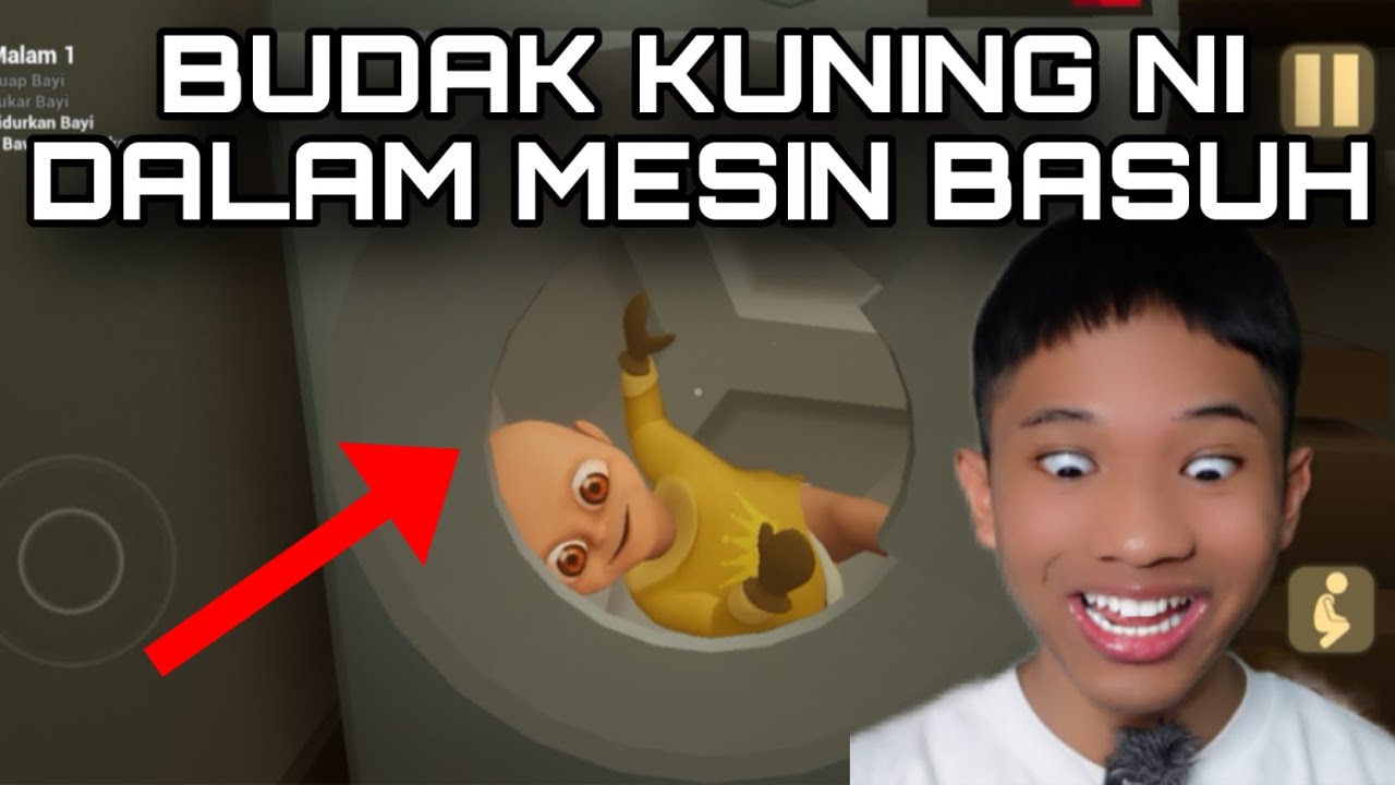 ILHAM ISI BUD4K BOTAK DALAM MESIN BASUH😂 | BABY IN YELLOW !!