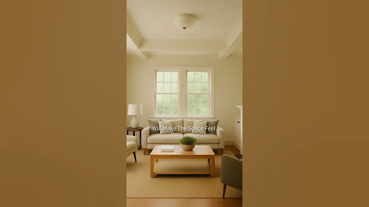 Paint tip: Painting the ceiling the same as your trim and walls.