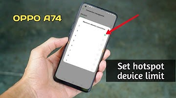 how to set the data limit on hotspot of oppo a74 Kaise set Karen data limit