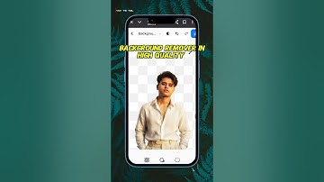 Remove Background without decrease quality 🤫