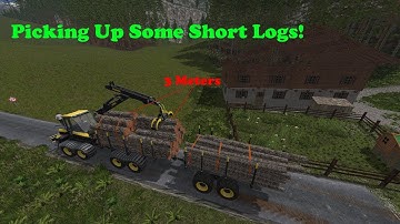 FS17 | Forestry On Tyrolean Alps | Loading Short Logs! | Timelapse