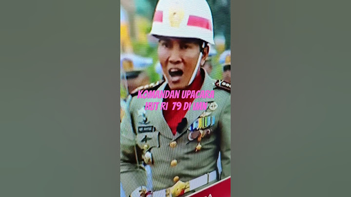 komandan upacara HUT RI ke 79 di IKN 2024
