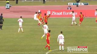 Göztepe 0-2 Sivasspor GOLLER