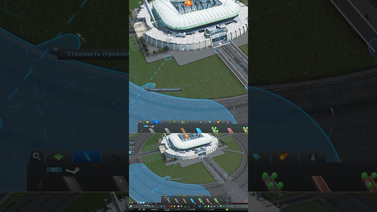 Двойной вход и планировка проходов 