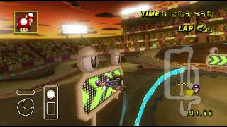 Mario Kart Wii - GCN Waluigi Stadium - Easy Staff Ghost