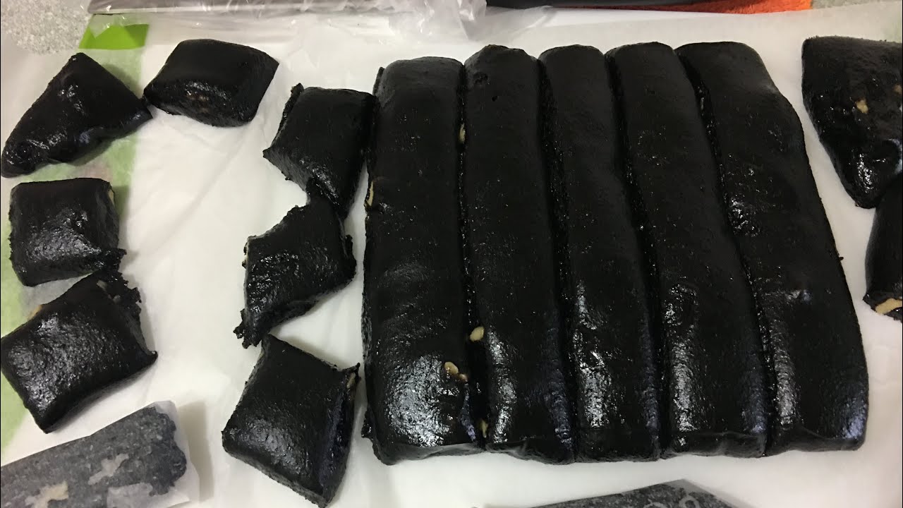 Resep dan Cara membuat Dodol Wijen Hitam yg legit dan enak