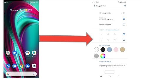 how to change navigation bar in Micromax in note 1| stock roms
