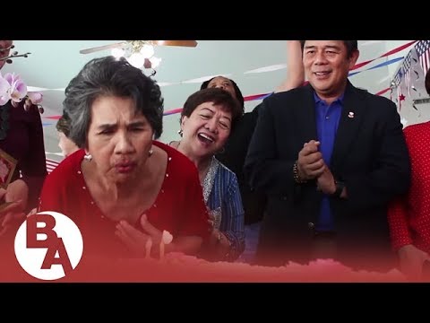 lola calvo Nanay Fedelina celebrates 83rd birthday on Fourth of July