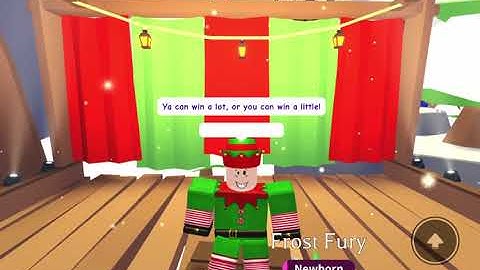 Opening day 1 in Adopt me advent calendar