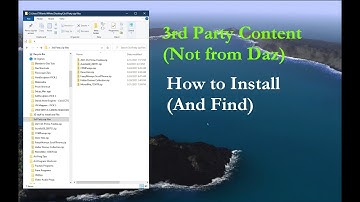 How to Install (and Find) 3rd Party Content in Daz Studio