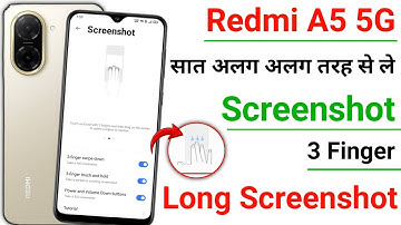 Redmi a5 screenshot setting || Redmi a5 me screenshot kaise le || How to take screenshot in redmi a5