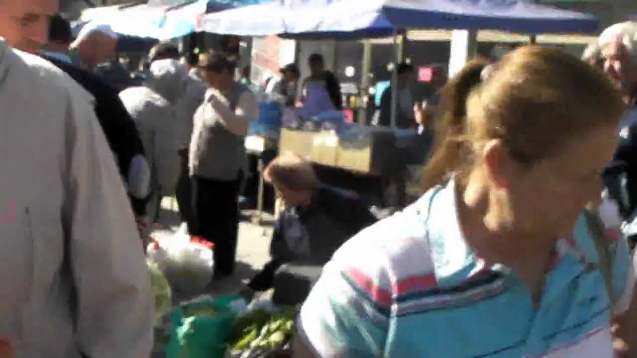 Macedonia: Marketplace in Skopje マケドニア: スコピエのマーケット