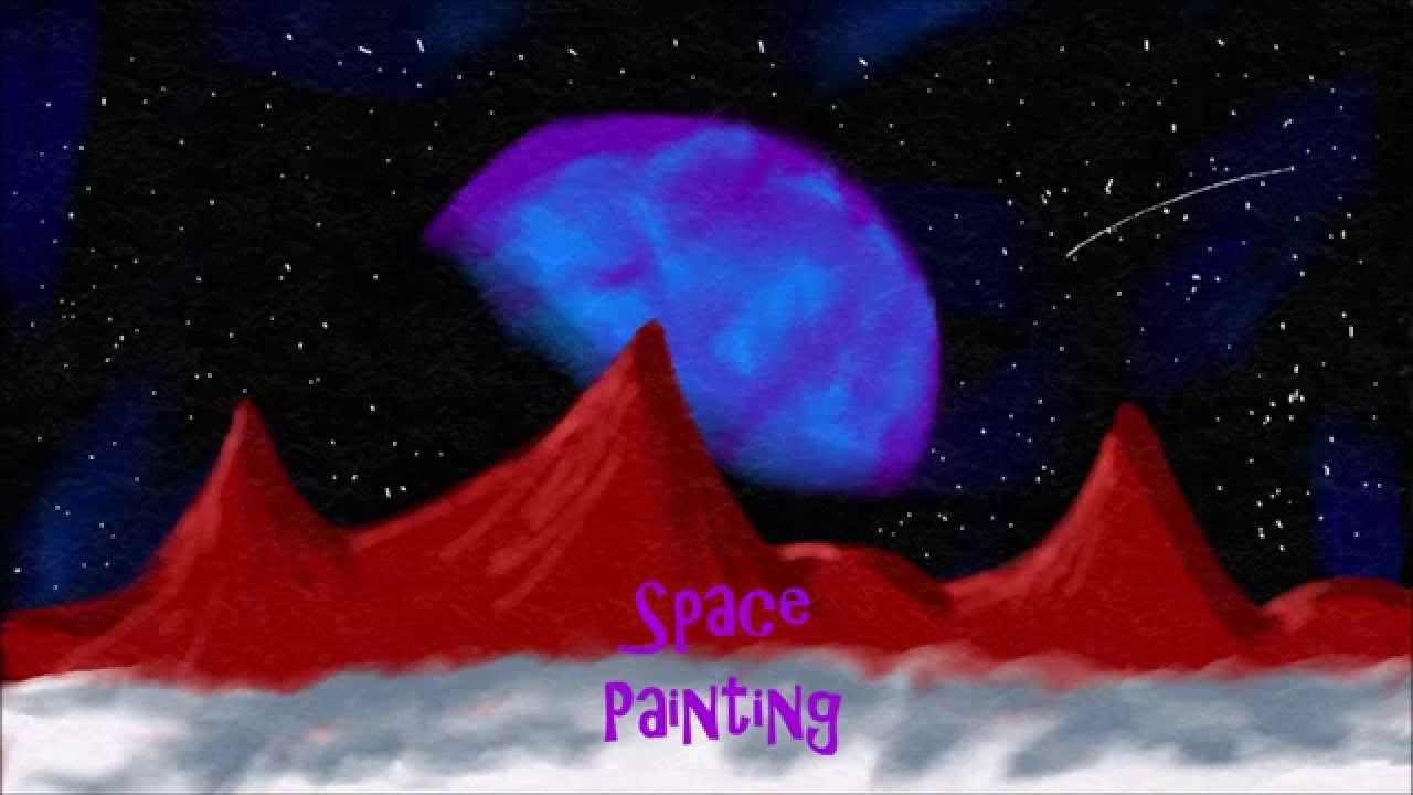 Microsoft Fresh Paint Space Painting! YouTube