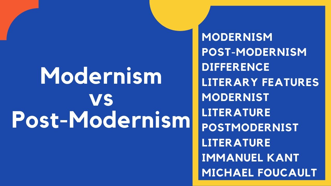 similarities between modernism and postmodernism