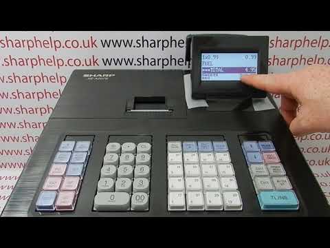 How To Correct A Mistake On The Sharp XE-A207 / XE-A207B / XE