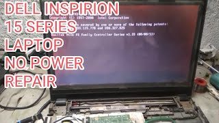 dell inspiron 15 no power solution ! Dell laptop no power repair #dell #dellindia #viralvideo 