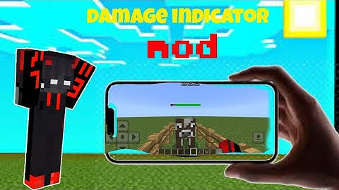 damage indicator mod minecraft pe 1.21 mediafıre 🔥😳 health indicator for MCPE 2025