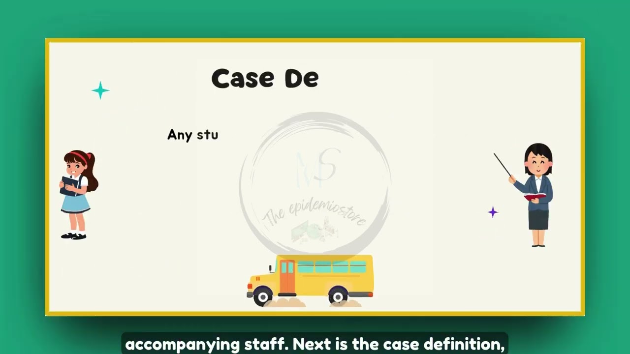 The steps in an epidemiological investigation