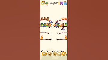 Bird sort calar game leval 964 #games #leveldesign #colorgame #gaming #colorconcept