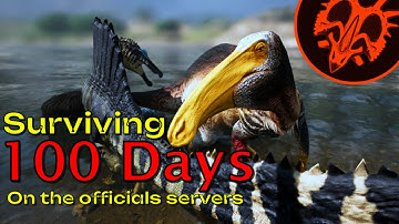 Surviving 100 Days on Path of Titans Official servers as the Deinocheirus