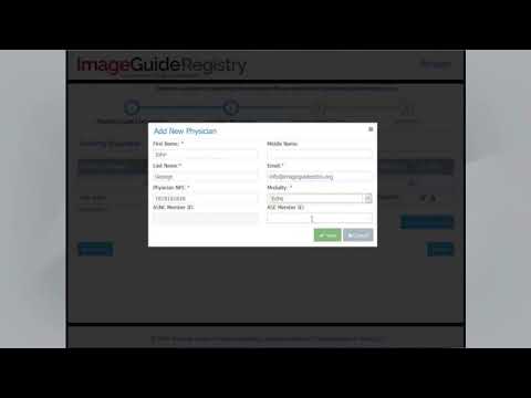 Image Guide Echo Sign Up Portal Demonstration