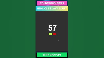 Build a Countdown Timer with dark theme using the power of ChatGPT