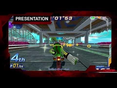 sonic free riders - jogo xbox 360 requer uso kinect - Retro Games