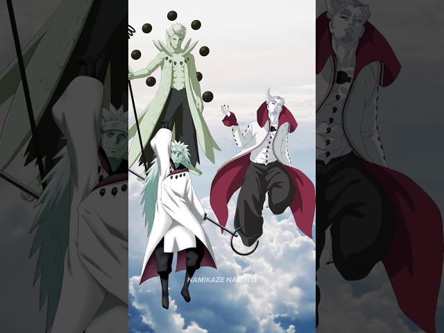 Madara and Obito vs Otsutsuki clan | who is strongest #anime #naruto #animeedit class=