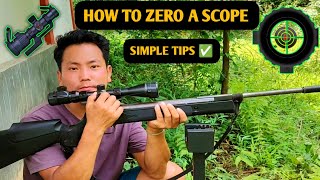 How to Zero a Scope | Nx200 athena,Px100