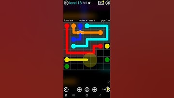 How To Solve Flow Free Bridges Blue Pack Level 13 7x7 Board Walk Through Solution Walkthrough