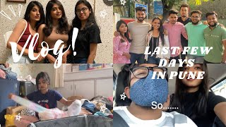 Last few days in Pune | Packing for university, meeting friends | VLOG