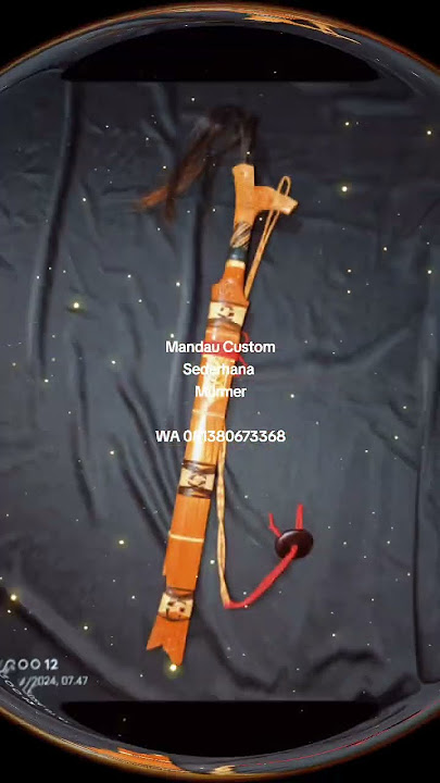 Mandau Custom Sederhana Sekeren ini harga merakyat...