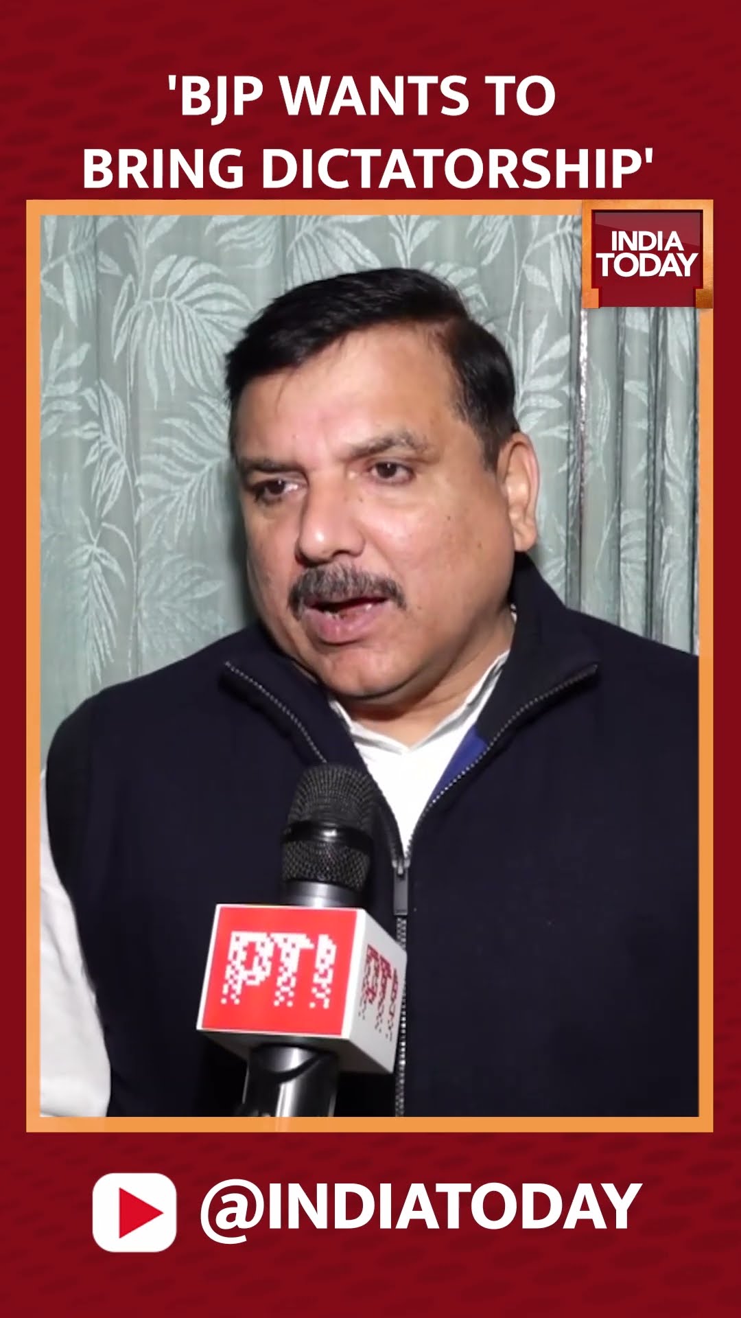 MP Sanjay Singh Hit Out At BJP,  'Wants To Bring Dictatorship' #shorts #sanjaysingh #onop #aap