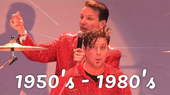 Mad Drummer and Rick K with the All Nighters take you through the 1950s all the way to the 1980s