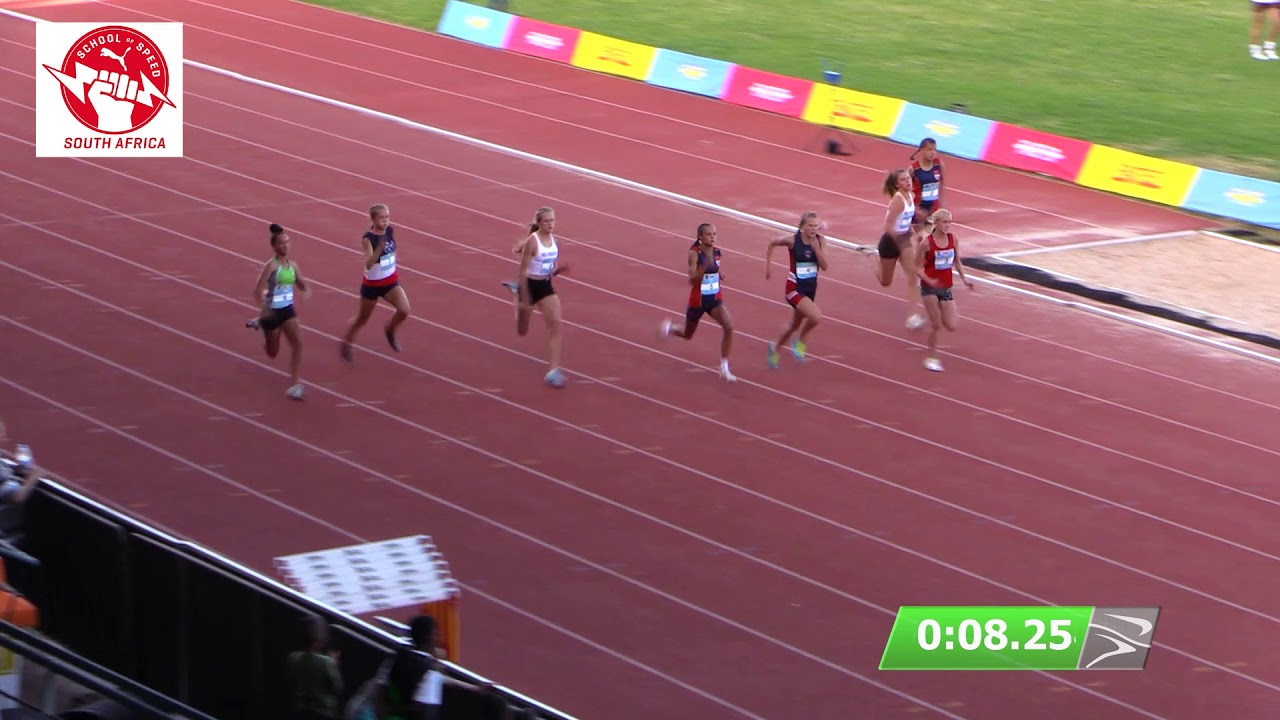 FInal Girls u15 100m - YouTube