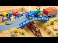 DIY Mini Tractor Builds a Concrete Highway Bridge with Heavy Load System | Science Project