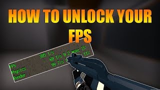 How To Unlock Your Fps In Roblox Youtube - roblox fps cap remover
