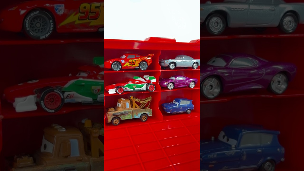 Cars2! Organizing 24 Cars in Mack! ASMR Lightning McQueen | No Talking #asmr #shorts #Satisfying