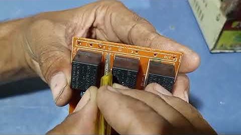 2 Relay plus Timer Stabilizer kit connection