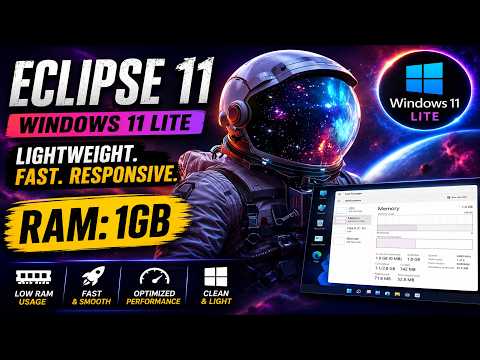 Eclipse 11 Windows 11 Lite Review | Fast & Lightweight ?