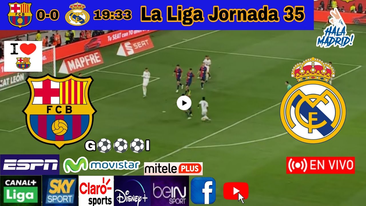 Barcelona vs Real Madrid en vivo, donde ver, a que hora juega Barcelona ...