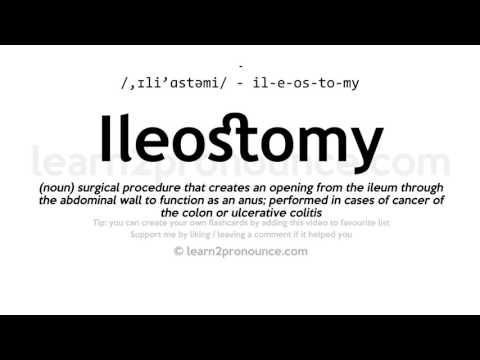 Ileostomy ක උච්චාරණය | Ileostomy අර්ථ දැක්වීම