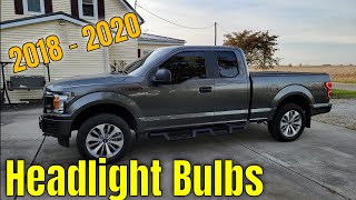 How to Replace the Headlight Bulbs for Beginners - Ford F-150 (2018-2020)