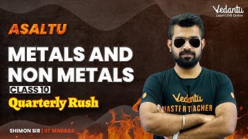 Metals and Non-Metals | Class 10 | Science | ASALTU | Shimon Sir | Vedantu Master Tamil
